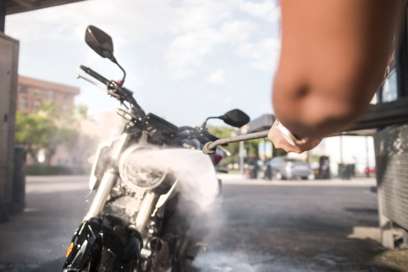 motocykl jak umyć